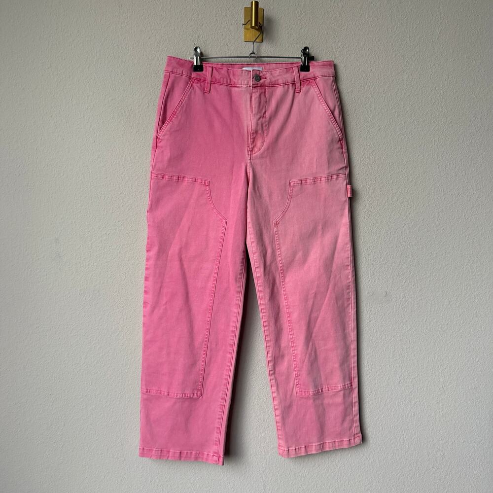 Pistola Ashton Straight Leg Carpenter Jeans in Pink Punch Size 28 - Picture 2 of 5